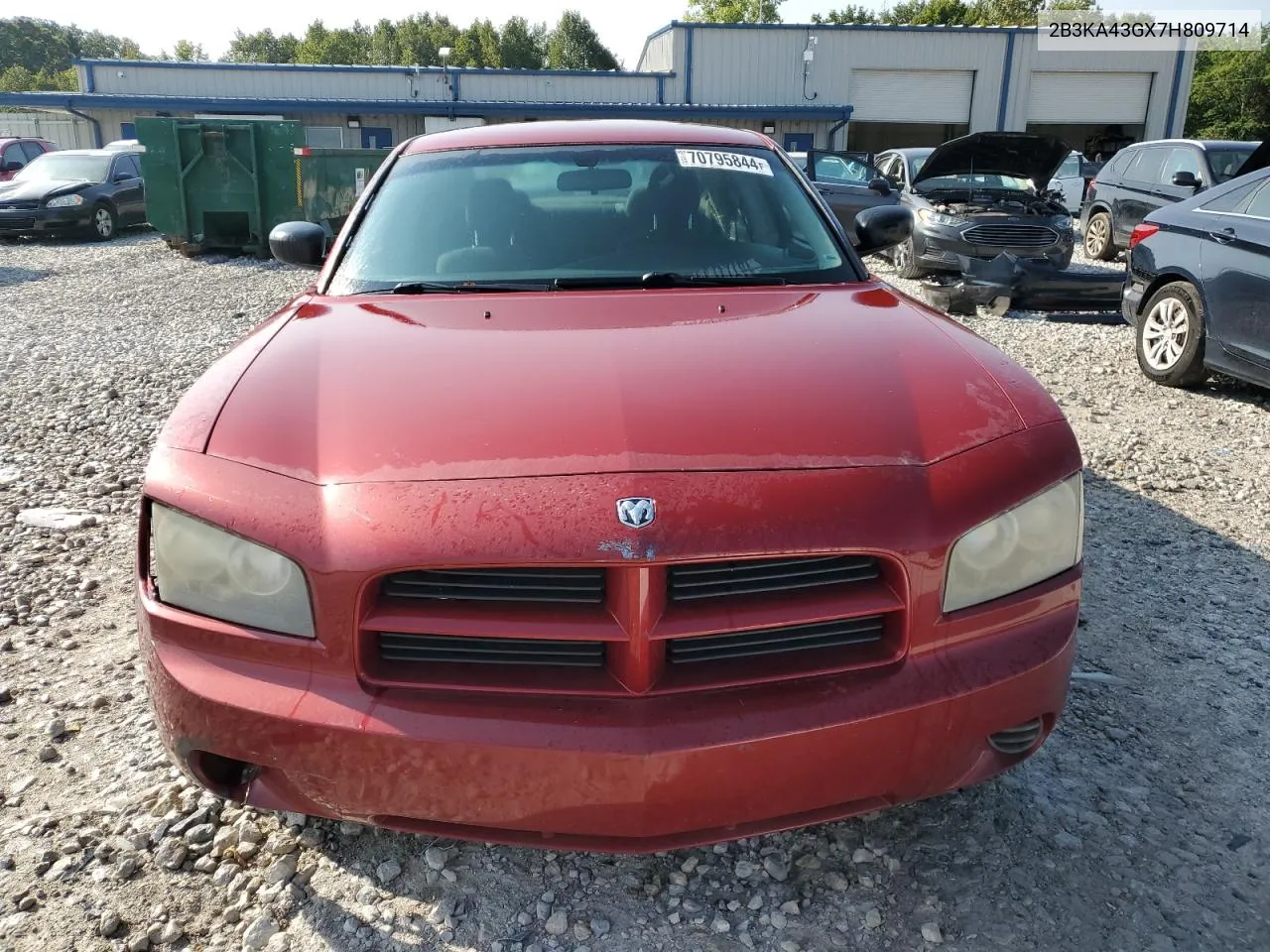 2007 Dodge Charger Se VIN: 2B3KA43GX7H809714 Lot: 70795844