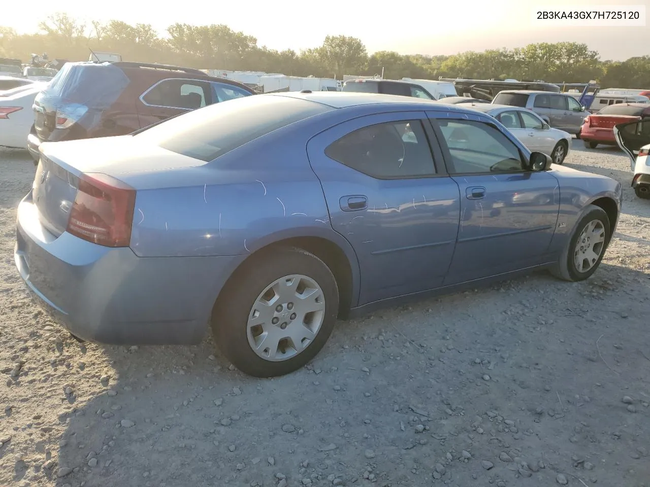 2007 Dodge Charger Se VIN: 2B3KA43GX7H725120 Lot: 70825514