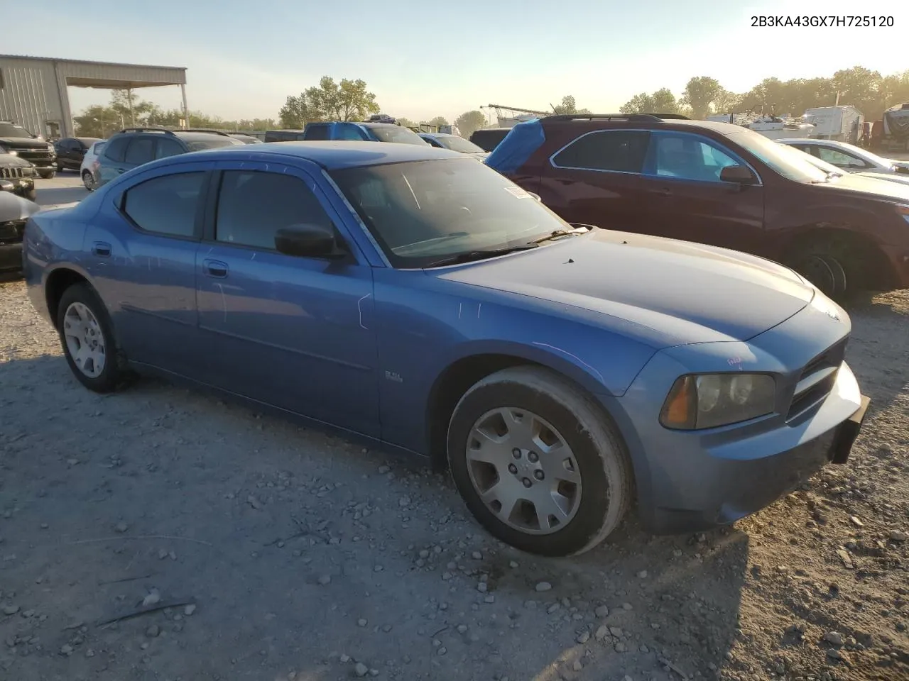 2007 Dodge Charger Se VIN: 2B3KA43GX7H725120 Lot: 70825514