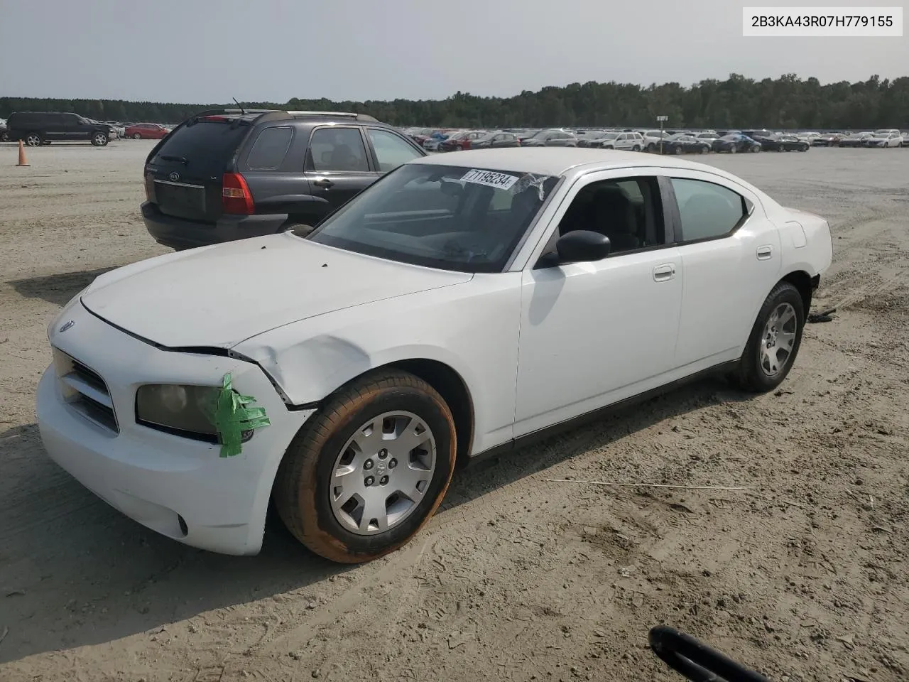 2007 Dodge Charger Se VIN: 2B3KA43R07H779155 Lot: 71195234