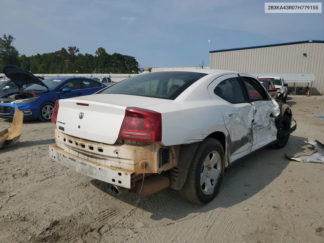 2007 Dodge Charger Se VIN: 2B3KA43R07H779155 Lot: 71195234