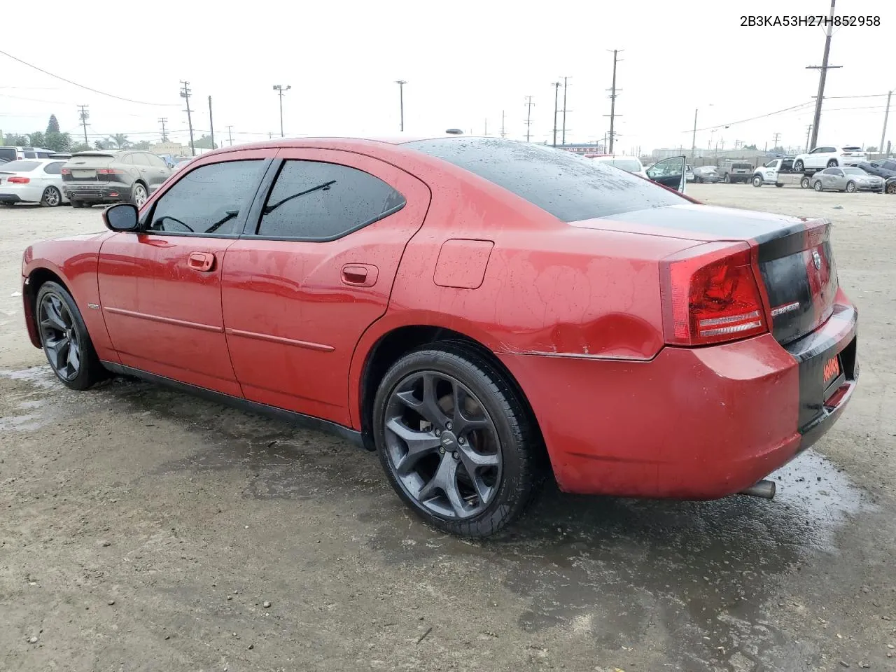 2007 Dodge Charger R/T VIN: 2B3KA53H27H852958 Lot: 71596374