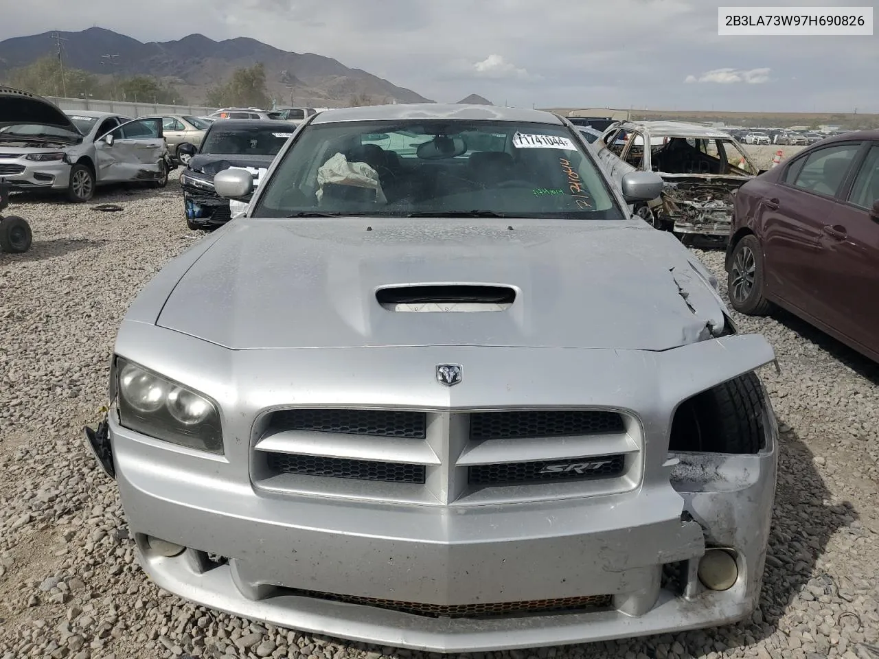 2007 Dodge Charger Srt-8 VIN: 2B3LA73W97H690826 Lot: 71741044