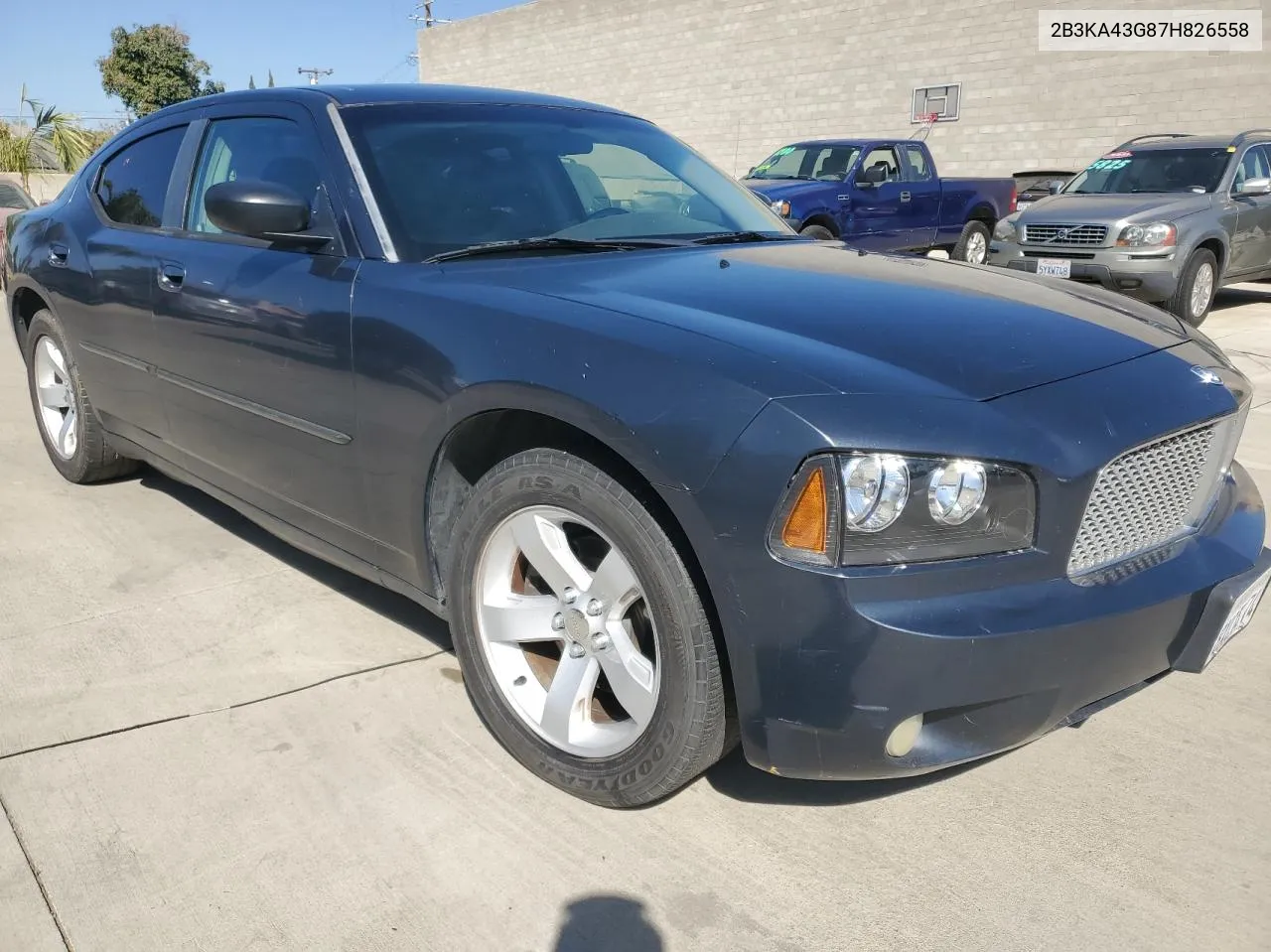 2007 Dodge Charger Se VIN: 2B3KA43G87H826558 Lot: 72201234