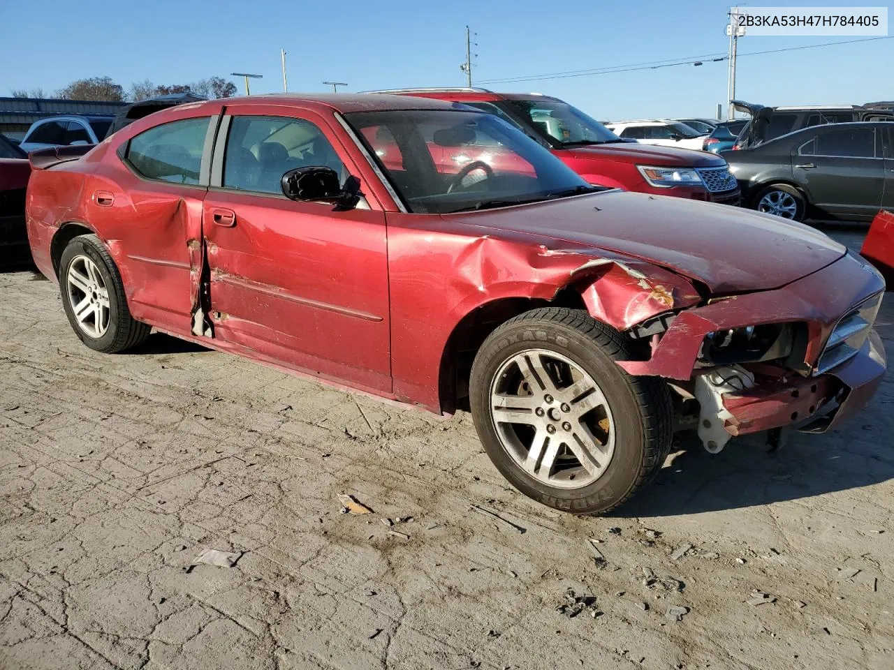 2007 Dodge Charger R/T VIN: 2B3KA53H47H784405 Lot: 72228134