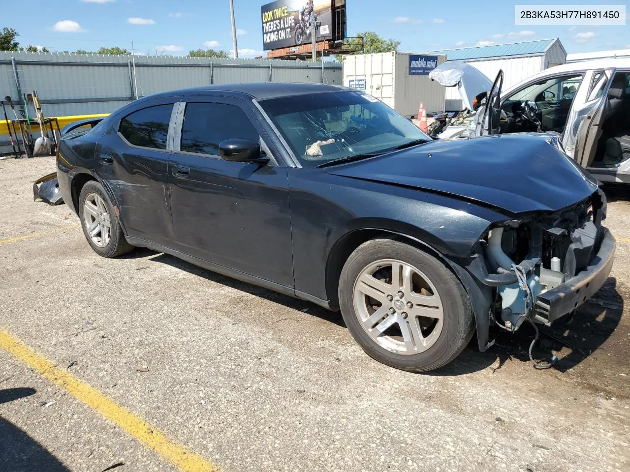 2007 Dodge Charger R/T VIN: 2B3KA53H77H891450 Lot: 72928704