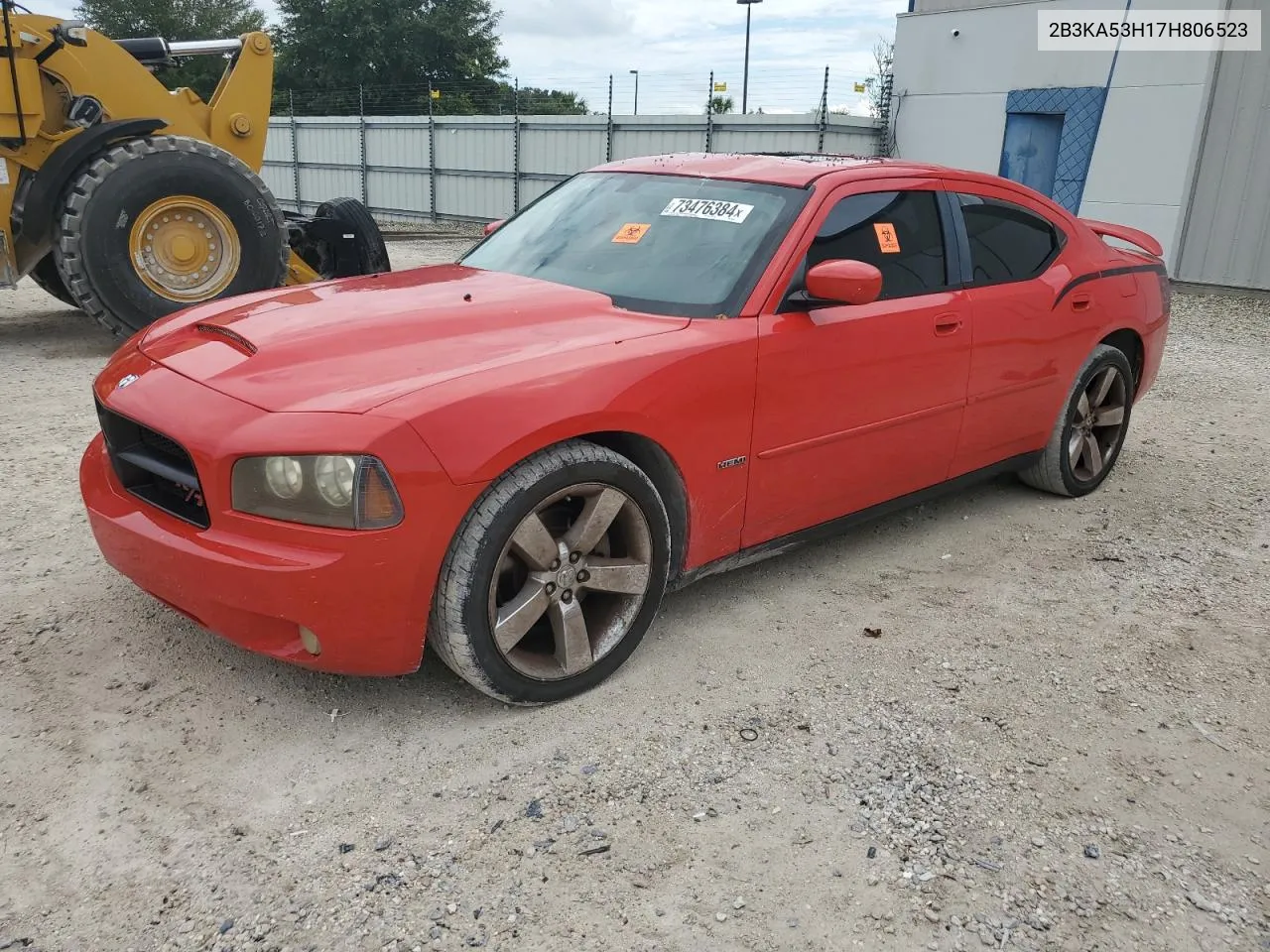 2007 Dodge Charger R/T VIN: 2B3KA53H17H806523 Lot: 73476384