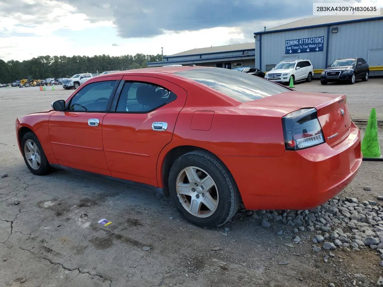 2007 Dodge Charger Se VIN: 2B3KA43G97H830635 Lot: 74017114