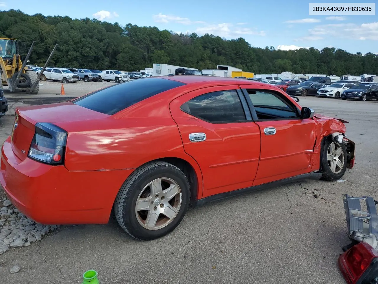 2007 Dodge Charger Se VIN: 2B3KA43G97H830635 Lot: 74017114