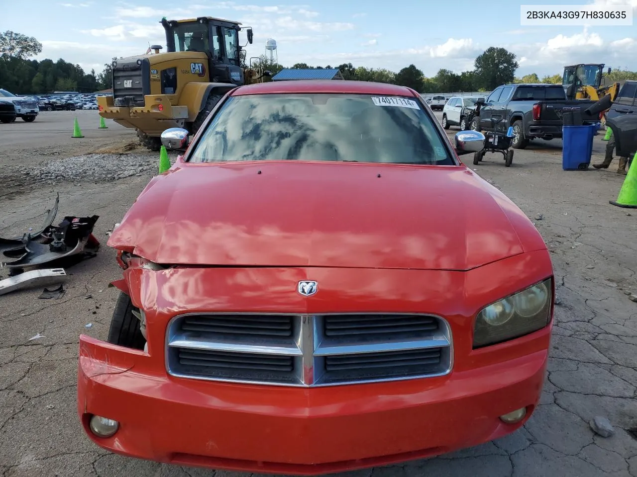 2007 Dodge Charger Se VIN: 2B3KA43G97H830635 Lot: 74017114