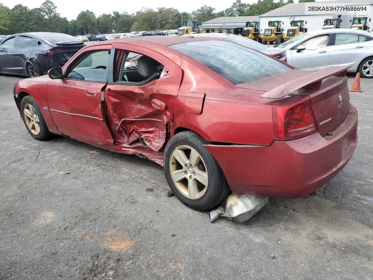 2007 Dodge Charger R/T VIN: 2B3KA53H77H686694 Lot: 74197874