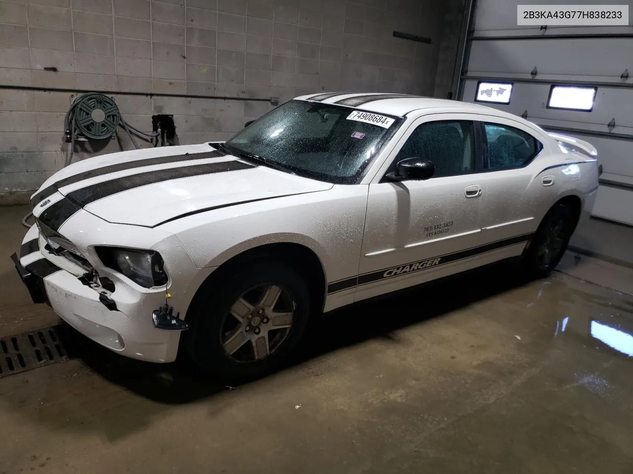 2007 Dodge Charger Se VIN: 2B3KA43G77H838233 Lot: 74908684