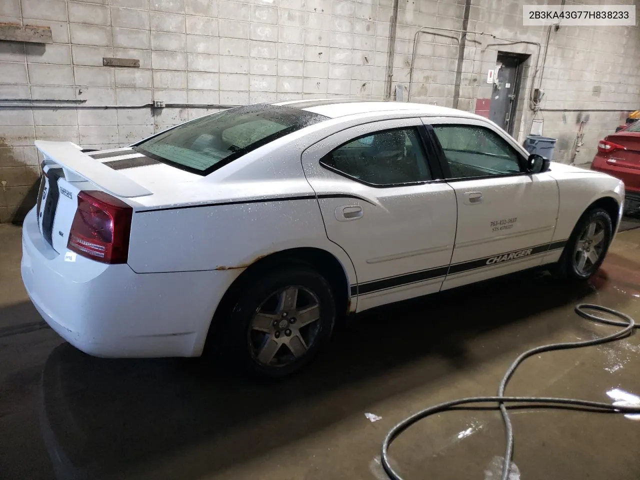 2007 Dodge Charger Se VIN: 2B3KA43G77H838233 Lot: 74908684