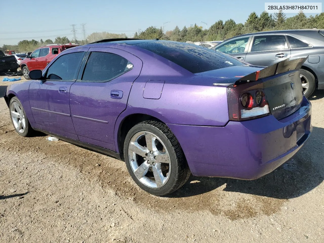 2007 Dodge Charger R/T VIN: 2B3LA53H87H847011 Lot: 75034784