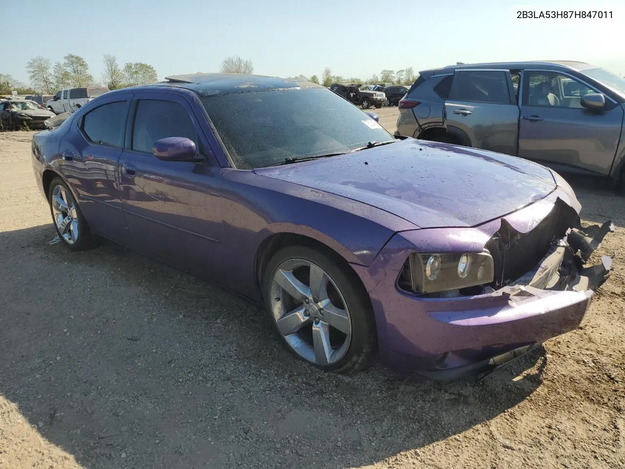 2007 Dodge Charger R/T VIN: 2B3LA53H87H847011 Lot: 75034784