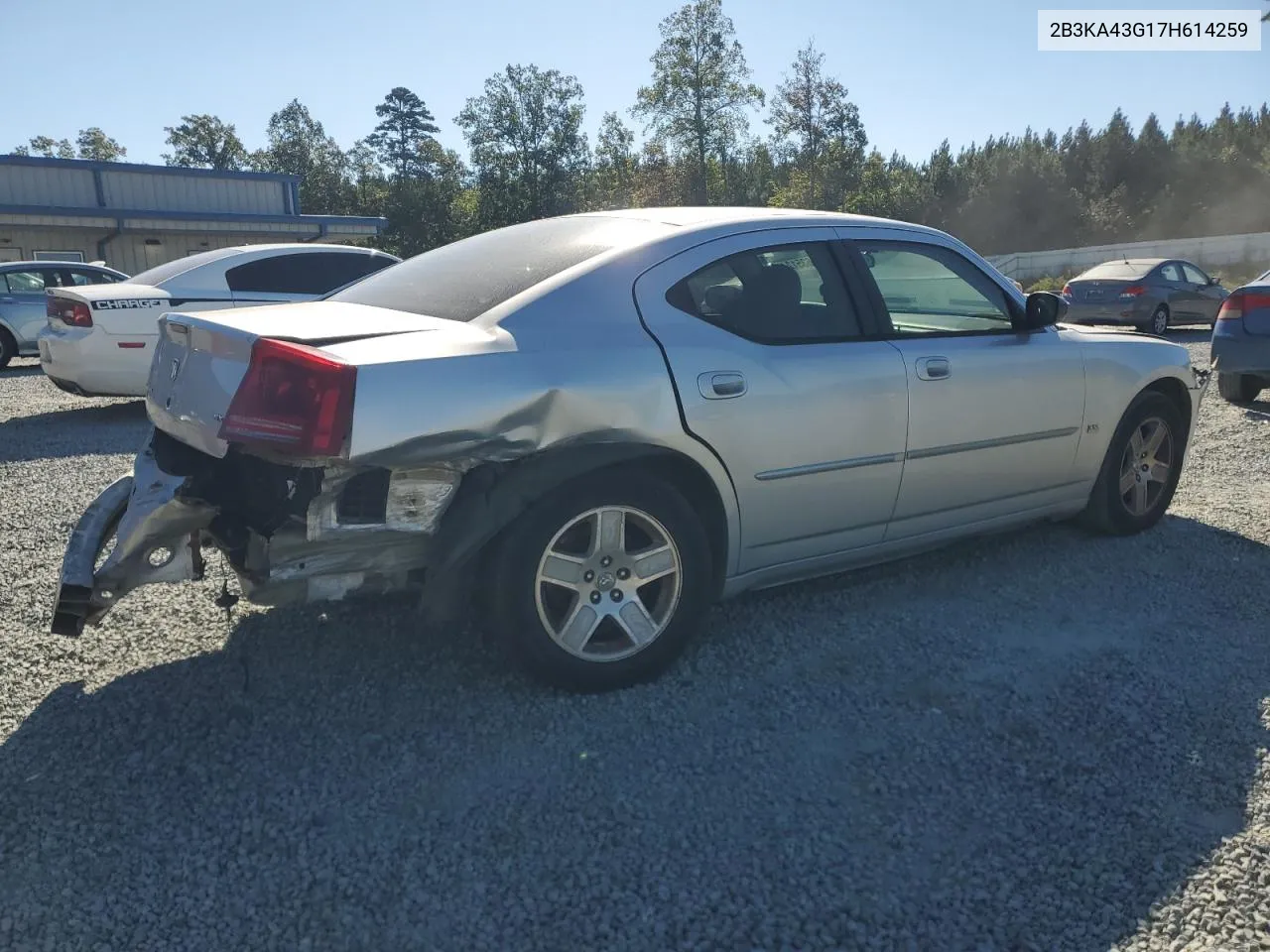 2007 Dodge Charger Se VIN: 2B3KA43G17H614259 Lot: 75635124