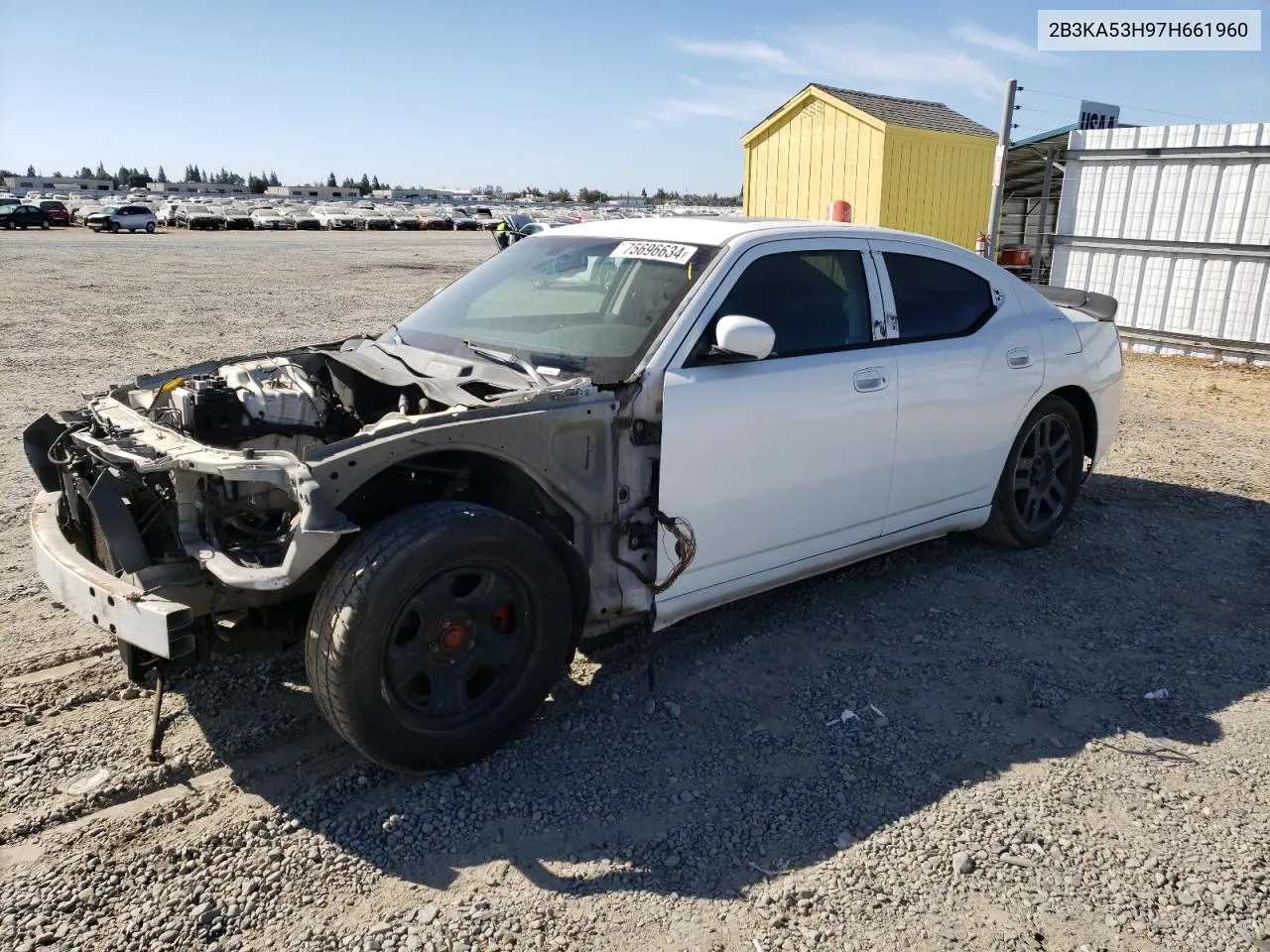 2007 Dodge Charger R/T VIN: 2B3KA53H97H661960 Lot: 75696634