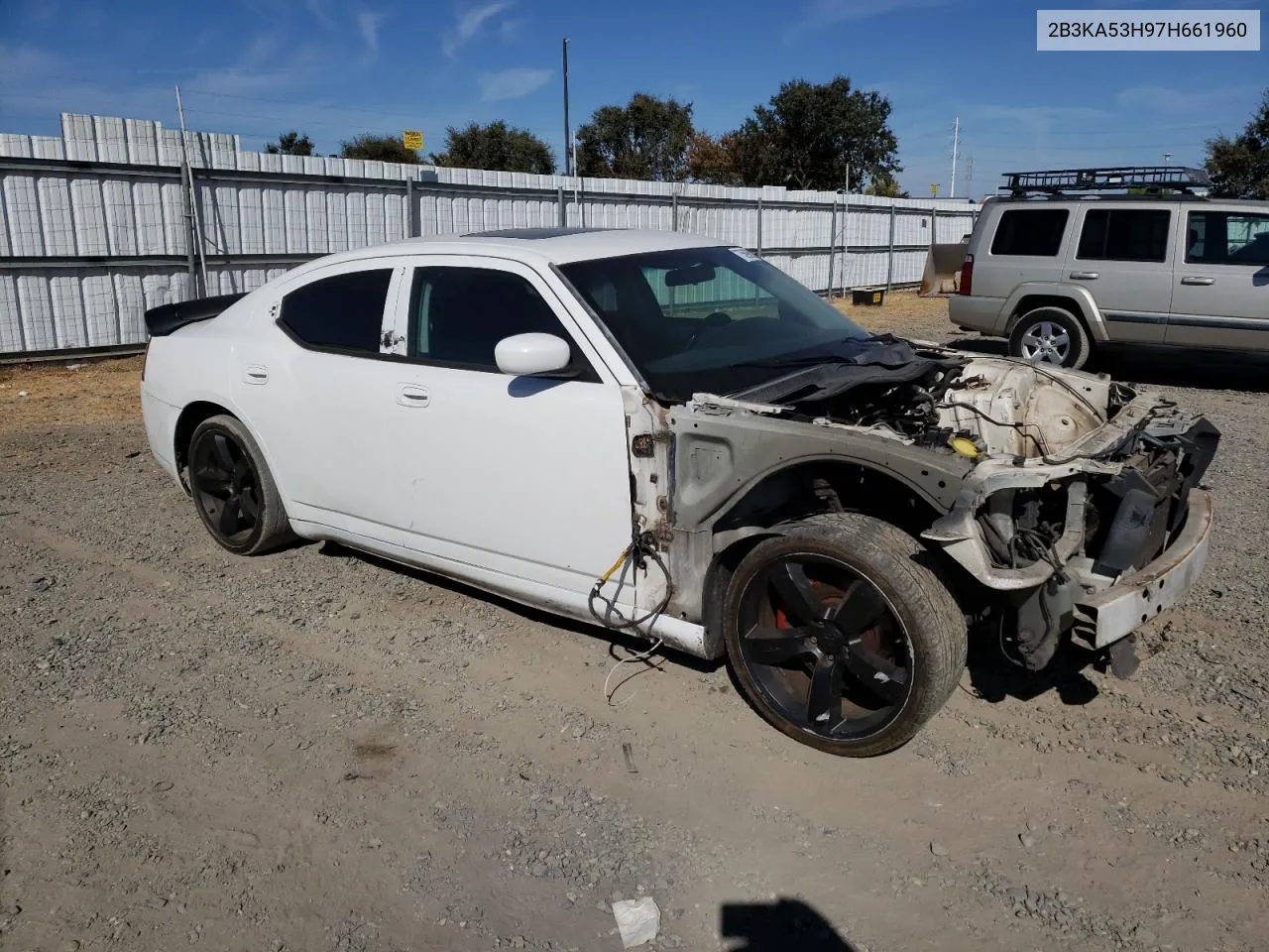 2007 Dodge Charger R/T VIN: 2B3KA53H97H661960 Lot: 75696634