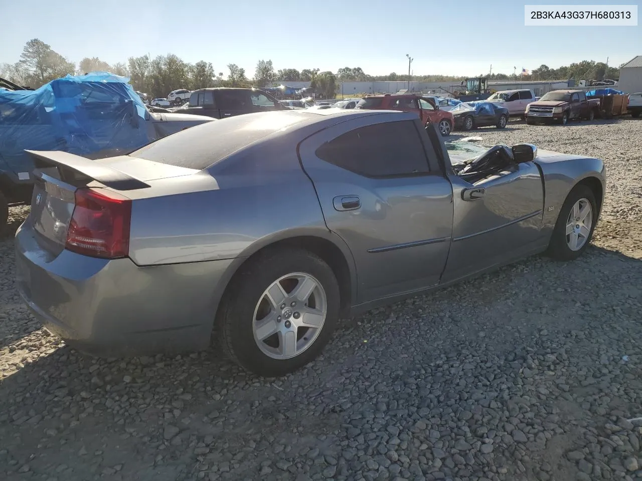 2007 Dodge Charger Se VIN: 2B3KA43G37H680313 Lot: 76052504