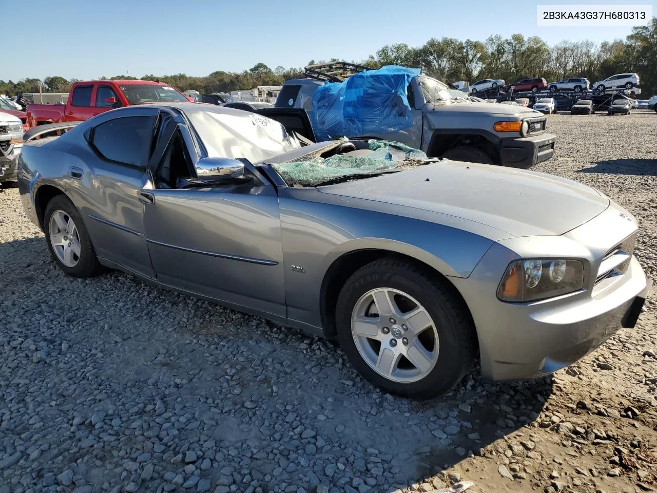 2007 Dodge Charger Se VIN: 2B3KA43G37H680313 Lot: 76052504