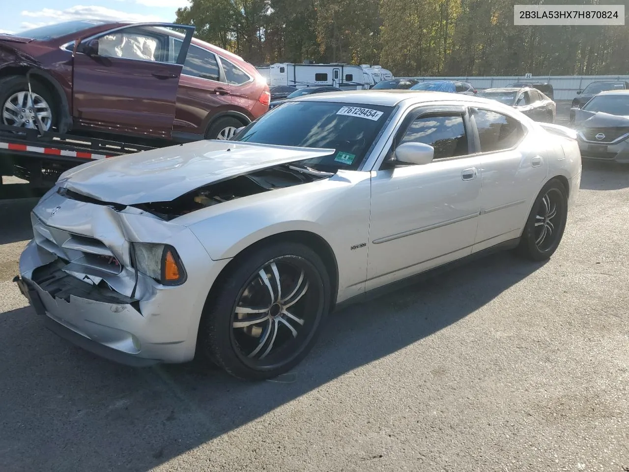 2007 Dodge Charger R/T VIN: 2B3LA53HX7H870824 Lot: 76129454