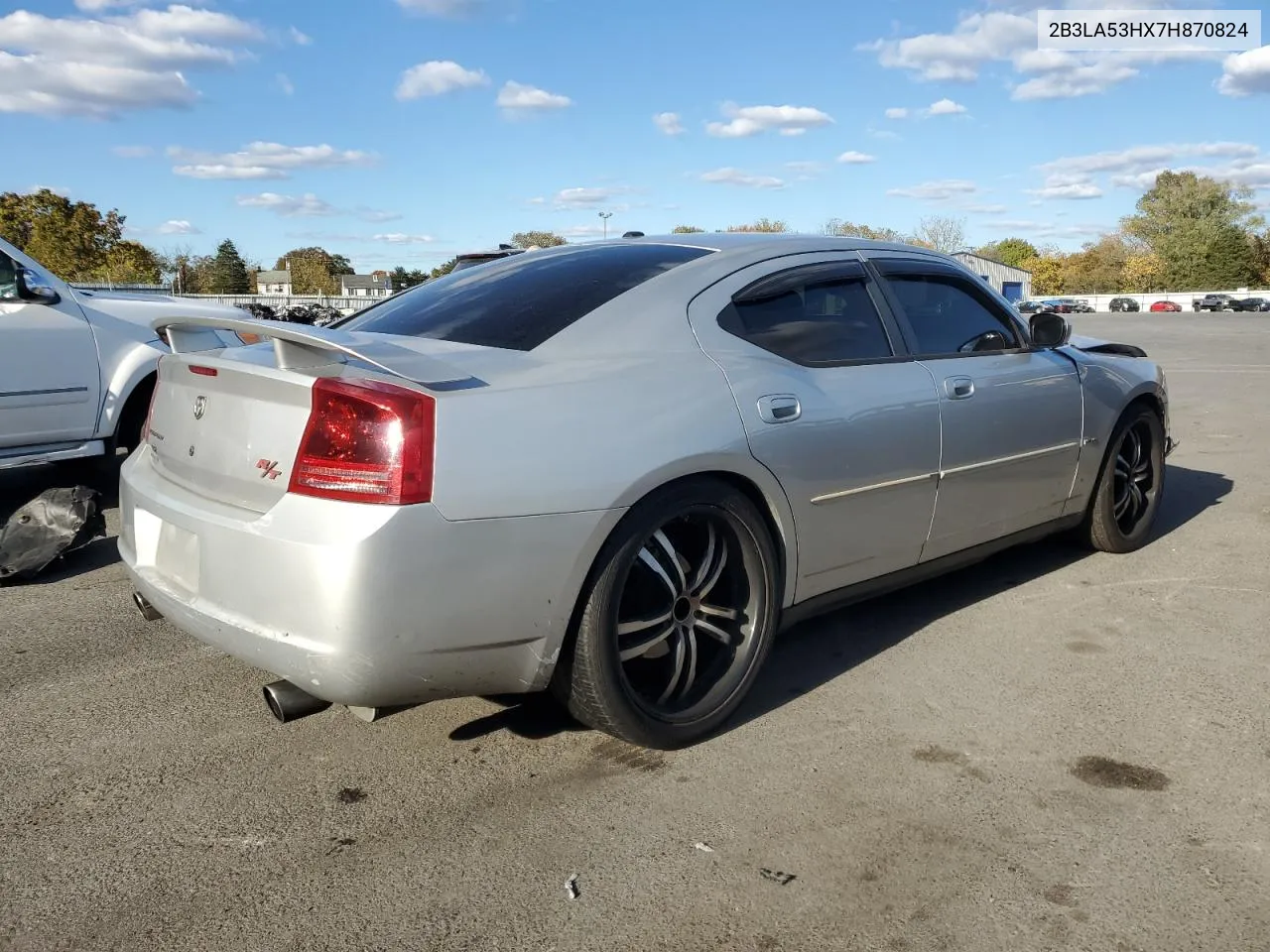 2007 Dodge Charger R/T VIN: 2B3LA53HX7H870824 Lot: 76129454