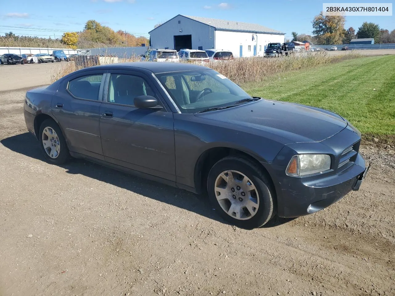 2007 Dodge Charger Se VIN: 2B3KA43GX7H801404 Lot: 76350274