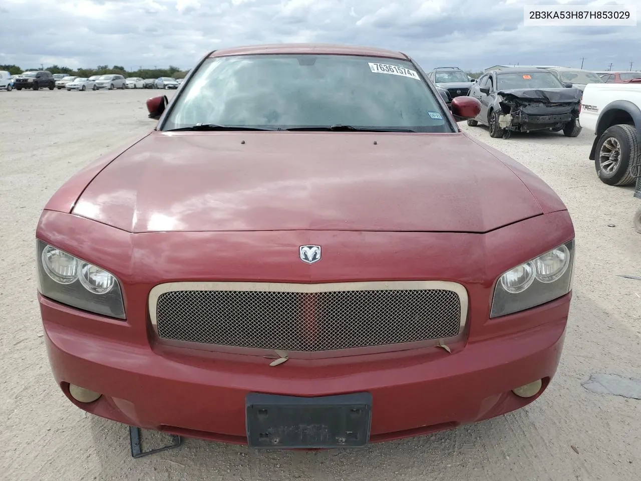 2007 Dodge Charger R/T VIN: 2B3KA53H87H853029 Lot: 76361574