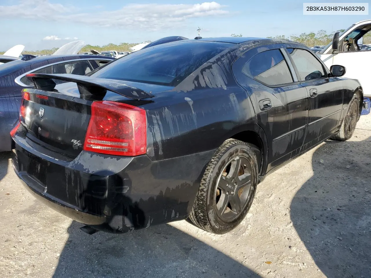 2007 Dodge Charger R/T VIN: 2B3KA53H87H603290 Lot: 76477754