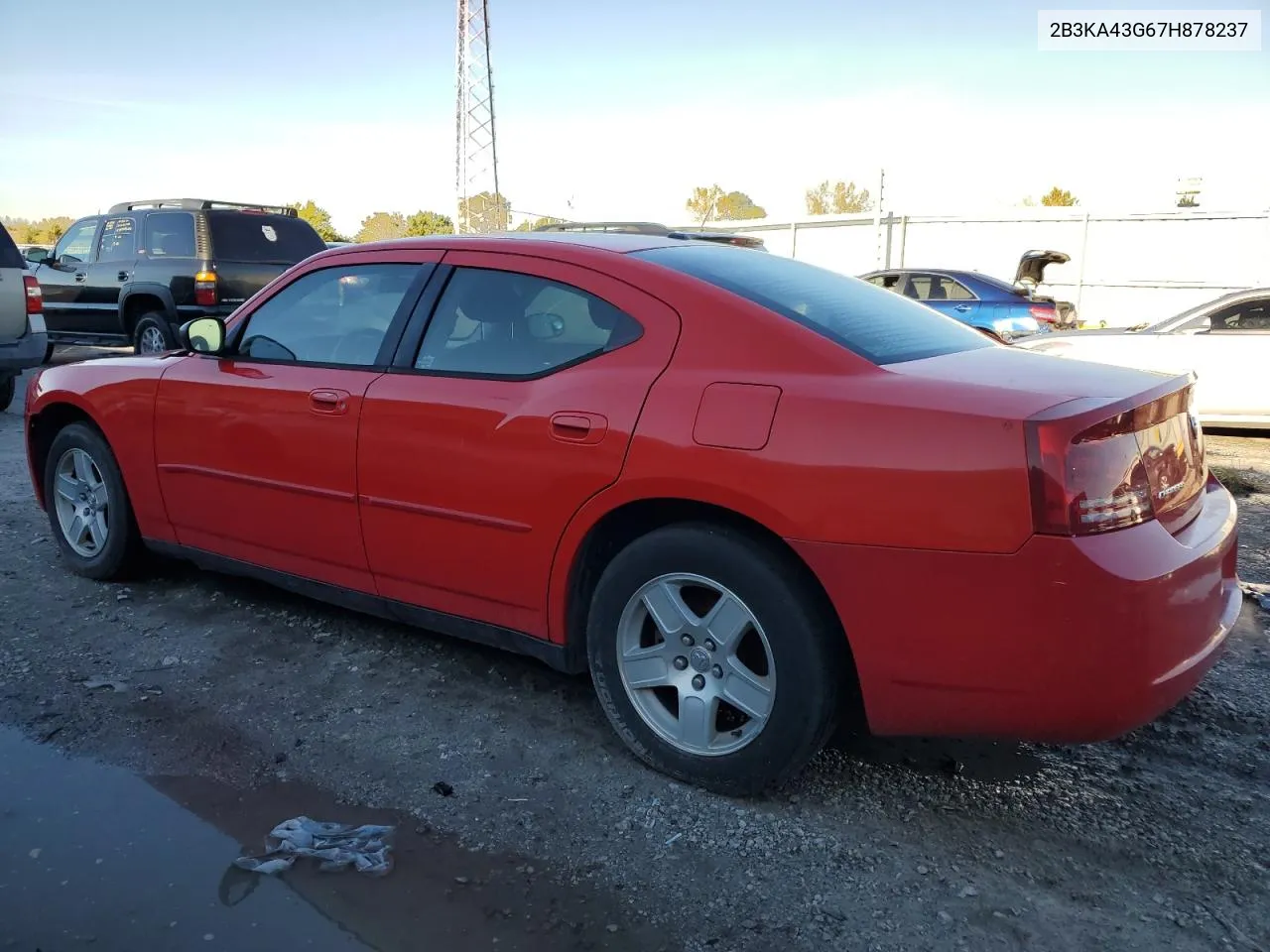 2007 Dodge Charger Se VIN: 2B3KA43G67H878237 Lot: 76524544