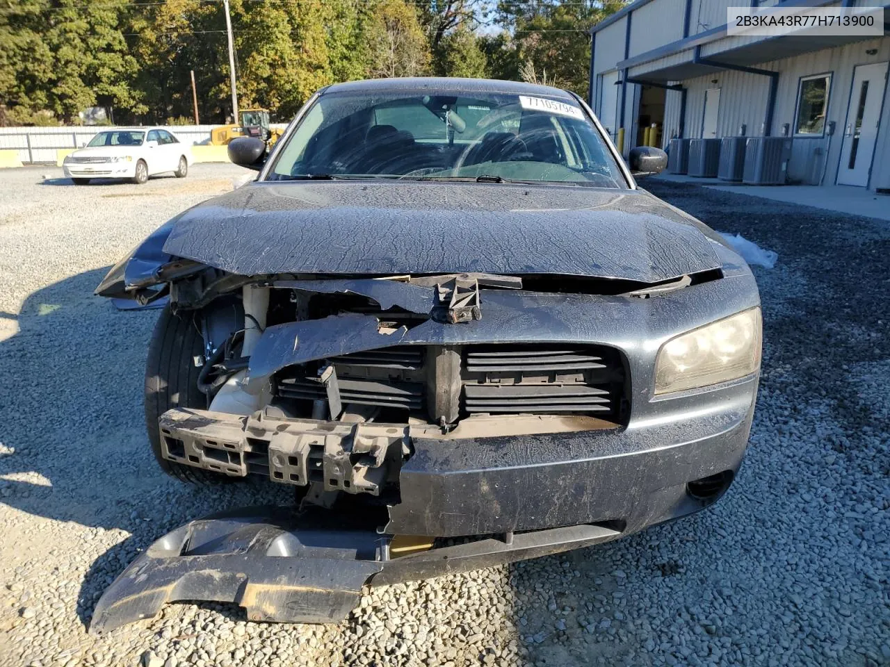 2007 Dodge Charger Se VIN: 2B3KA43R77H713900 Lot: 77105794