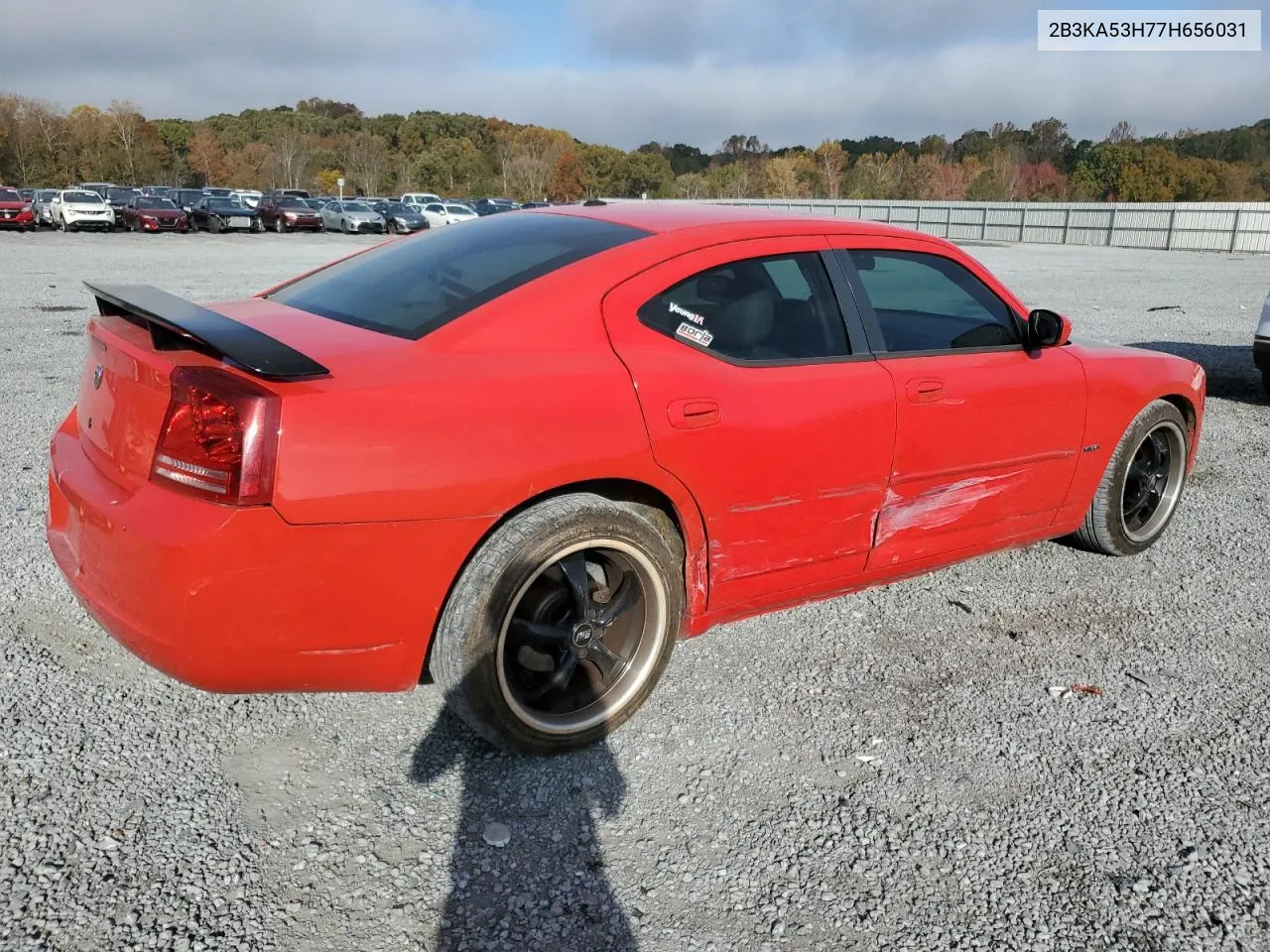 2007 Dodge Charger R/T VIN: 2B3KA53H77H656031 Lot: 77136184