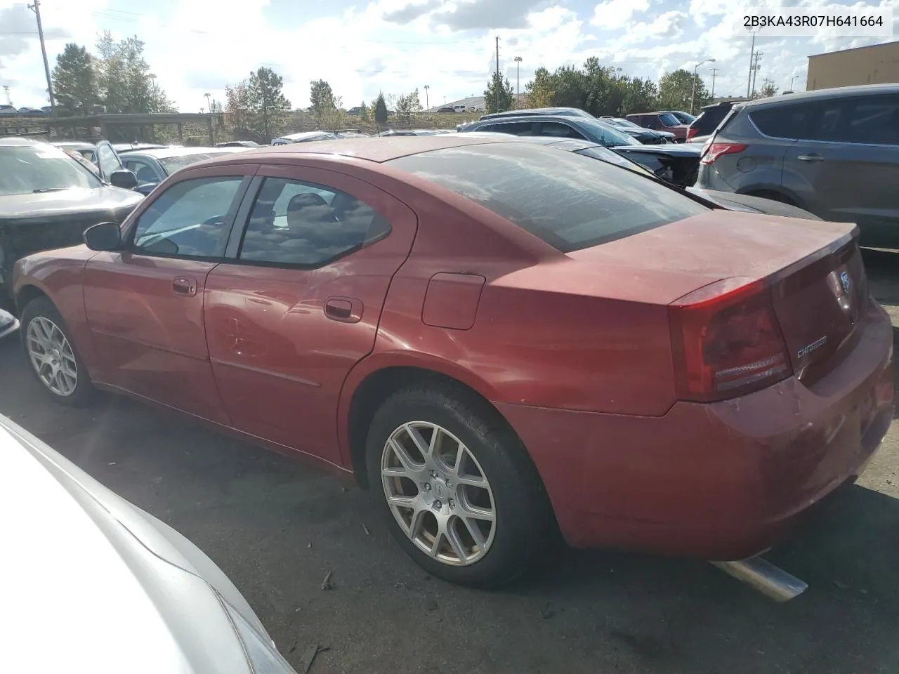 2007 Dodge Charger Se VIN: 2B3KA43R07H641664 Lot: 78354024