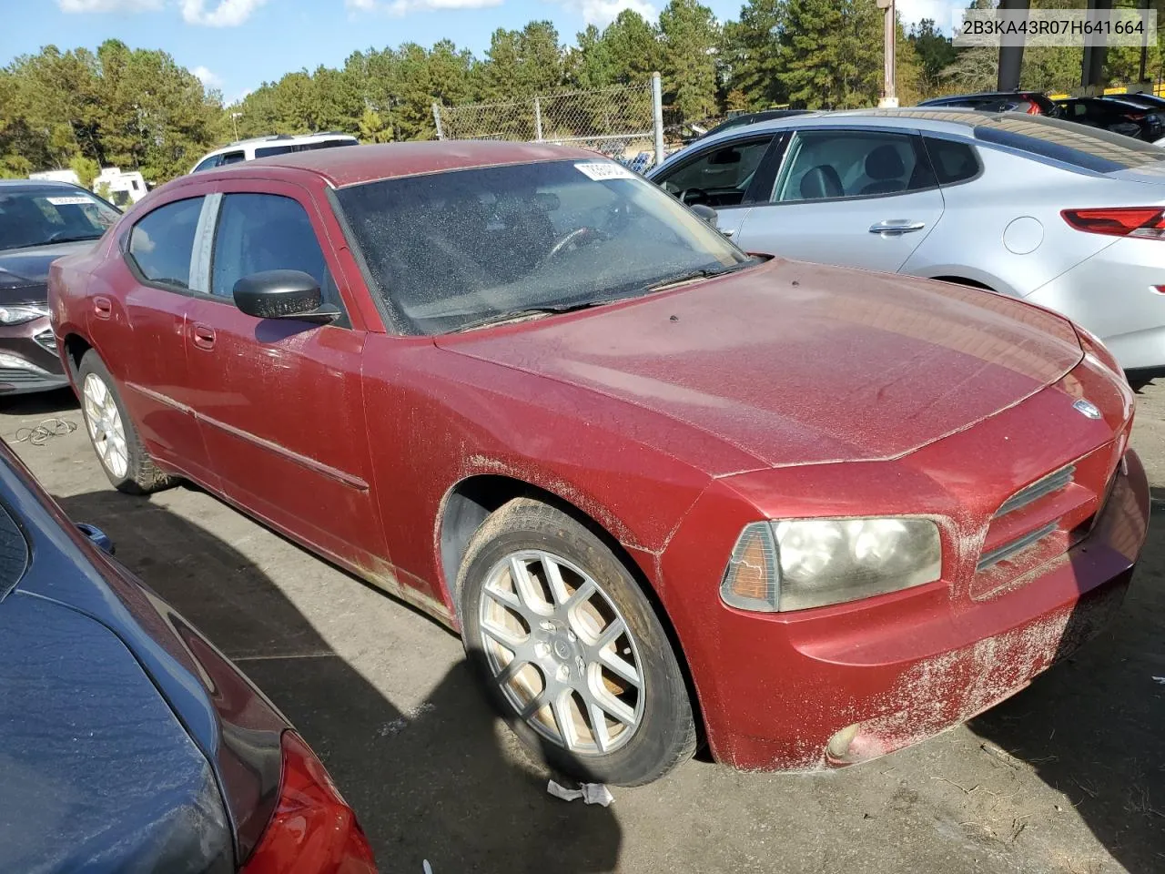 2007 Dodge Charger Se VIN: 2B3KA43R07H641664 Lot: 78354024