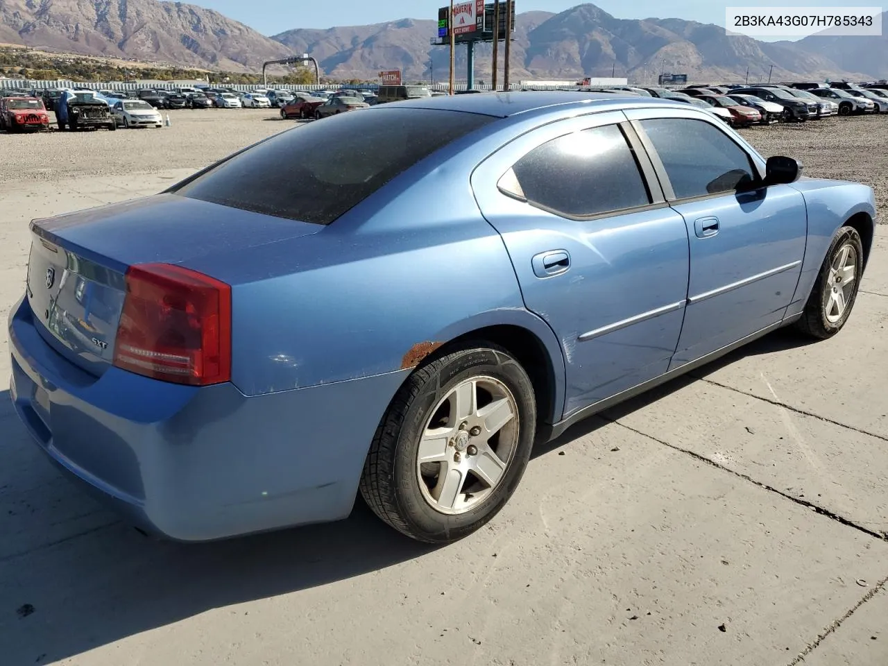 2007 Dodge Charger Se VIN: 2B3KA43G07H785343 Lot: 79345134