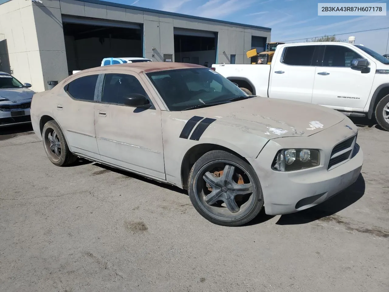 2007 Dodge Charger Se VIN: 2B3KA43R87H607178 Lot: 80311404