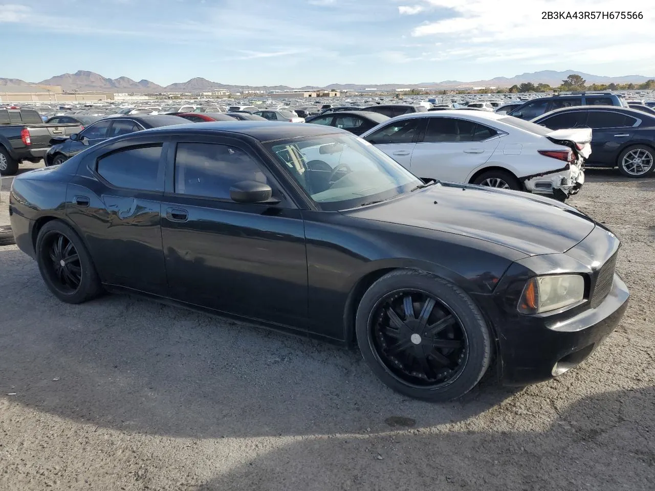 2007 Dodge Charger Se VIN: 2B3KA43R57H675566 Lot: 80972574