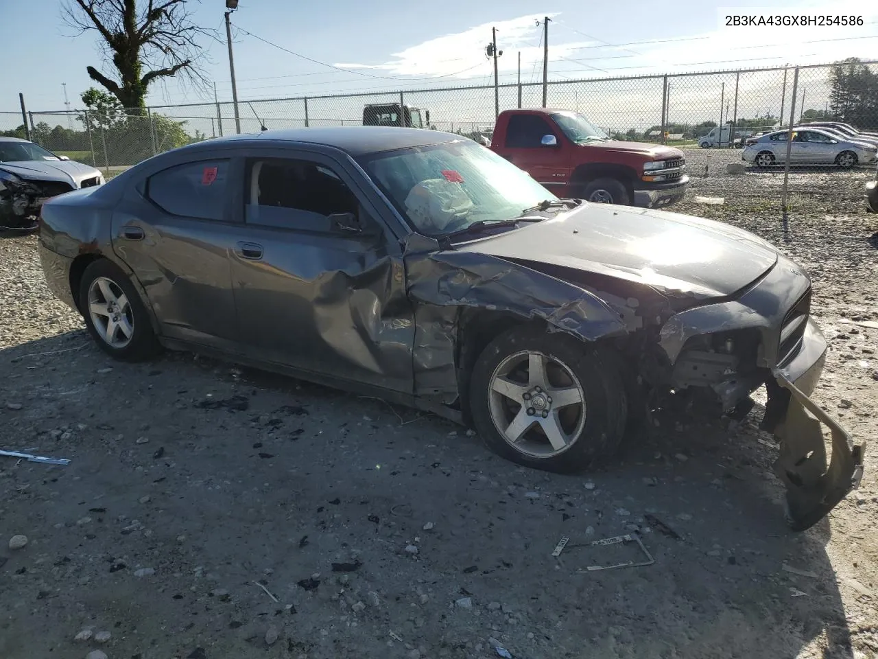 2B3KA43GX8H254586 2008 Dodge Charger