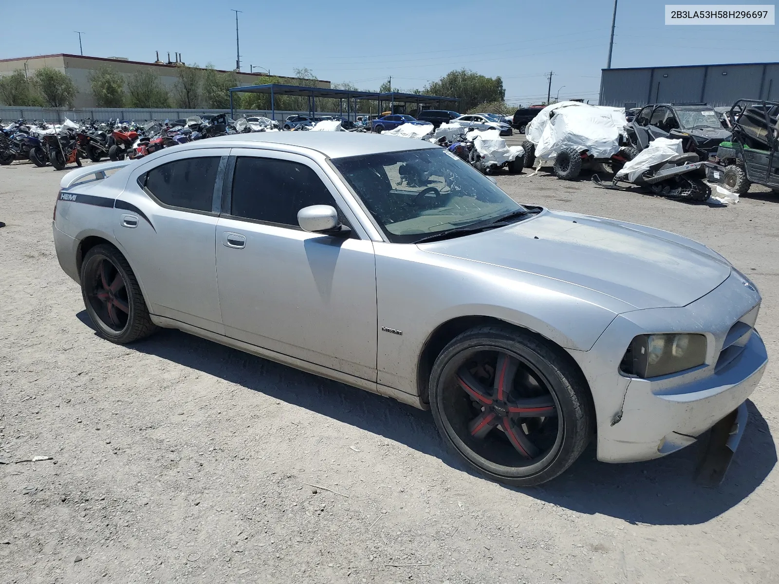 2008 Dodge Charger R/T VIN: 2B3LA53H58H296697 Lot: 60517684