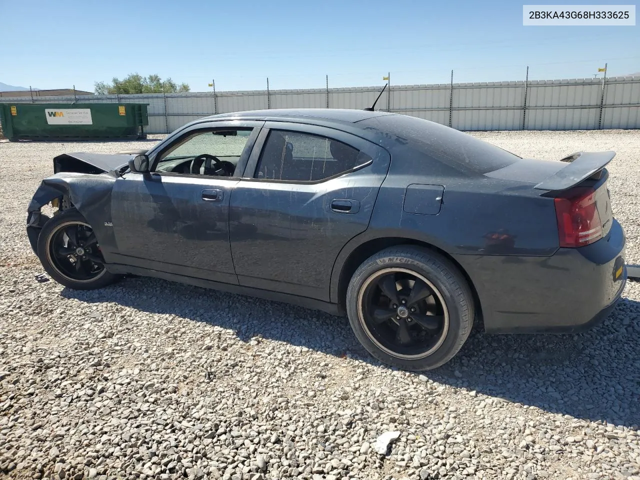 2008 Dodge Charger VIN: 2B3KA43G68H333625 Lot: 61874104