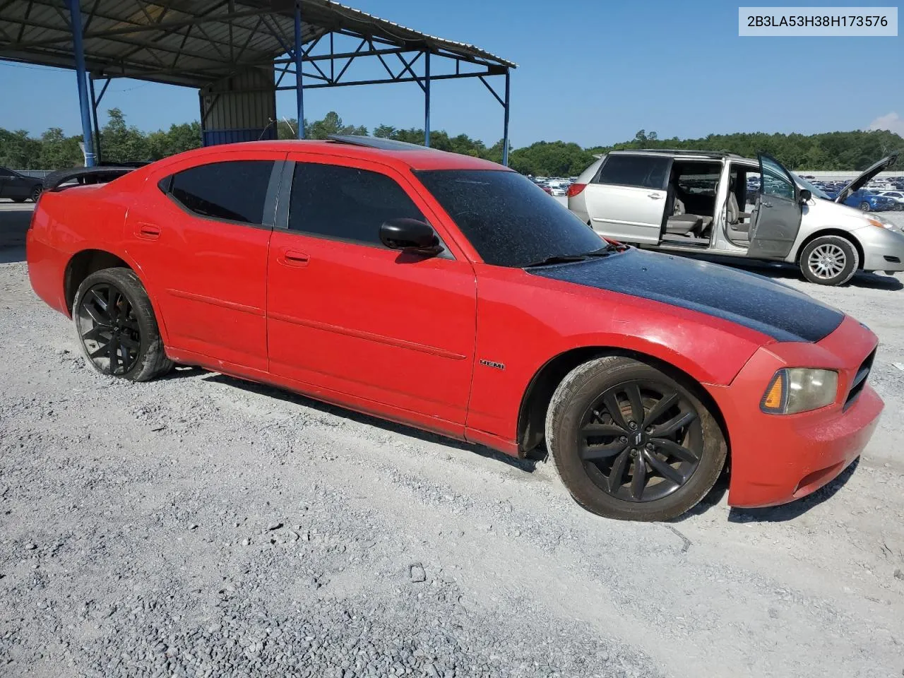 2008 Dodge Charger R/T VIN: 2B3LA53H38H173576 Lot: 63174914