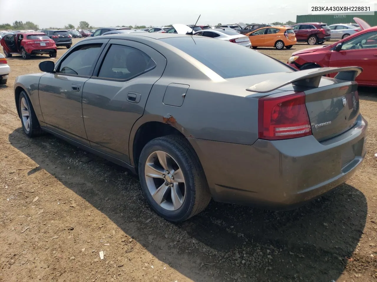 2008 Dodge Charger VIN: 2B3KA43GX8H228831 Lot: 65186474