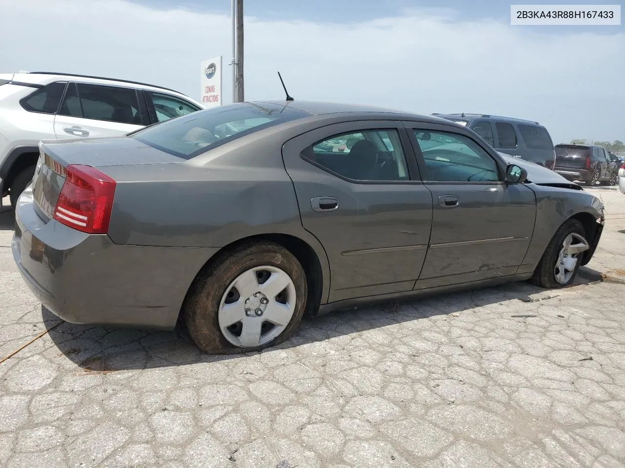 2008 Dodge Charger VIN: 2B3KA43R88H167433 Lot: 65660564