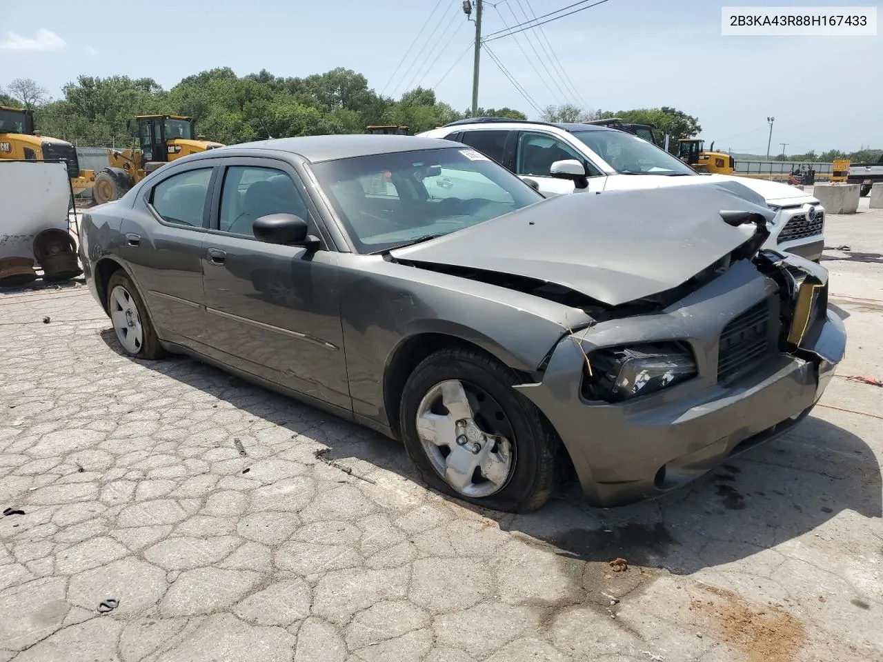 2008 Dodge Charger VIN: 2B3KA43R88H167433 Lot: 65660564