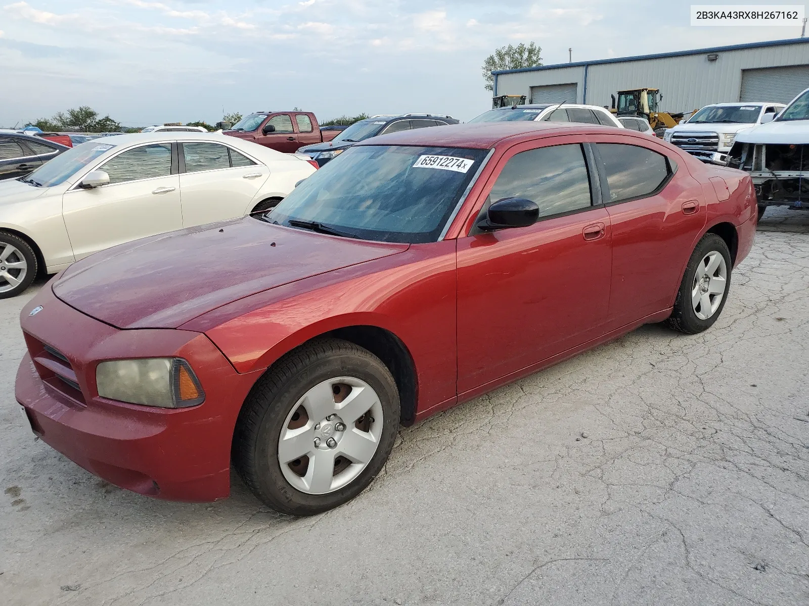 2008 Dodge Charger VIN: 2B3KA43RX8H267162 Lot: 65912274