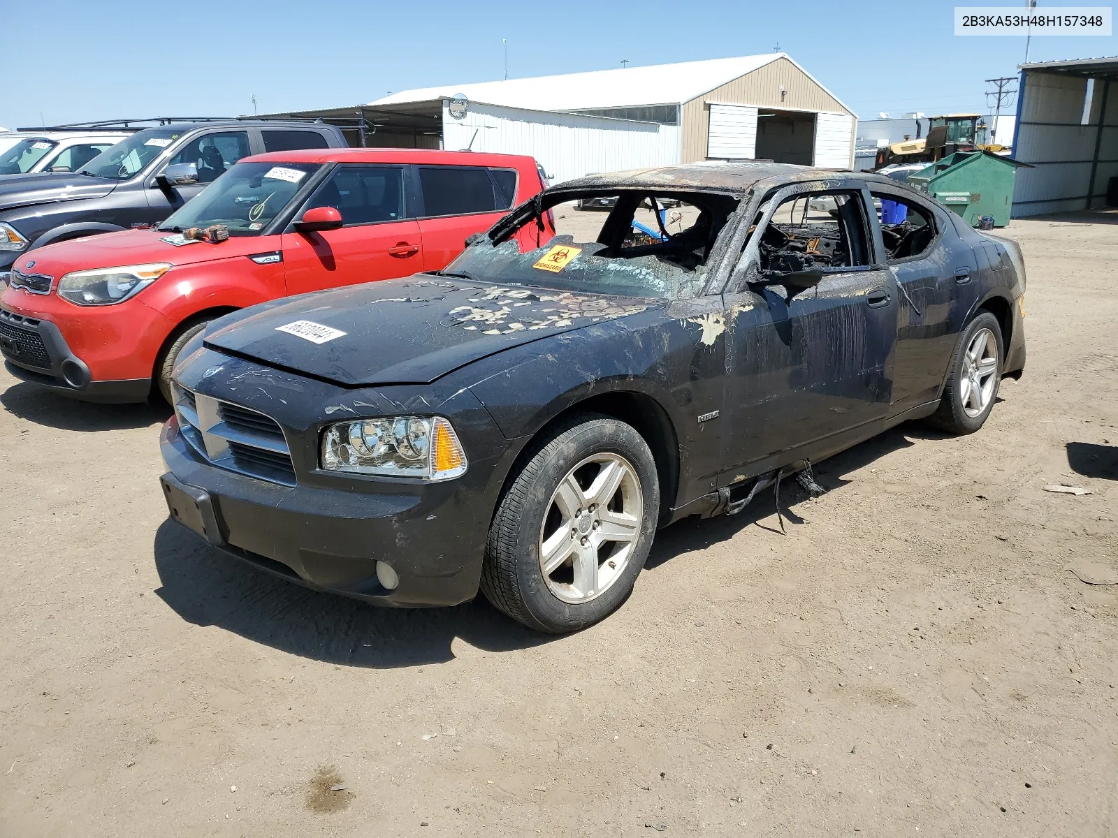 2008 Dodge Charger R/T VIN: 2B3KA53H48H157348 Lot: 66020044