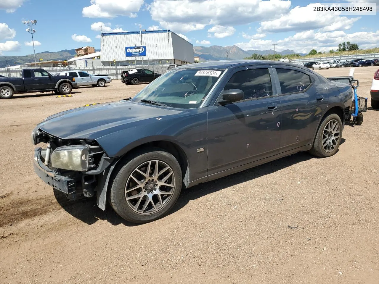 2008 Dodge Charger VIN: 2B3KA43G58H248498 Lot: 66876324