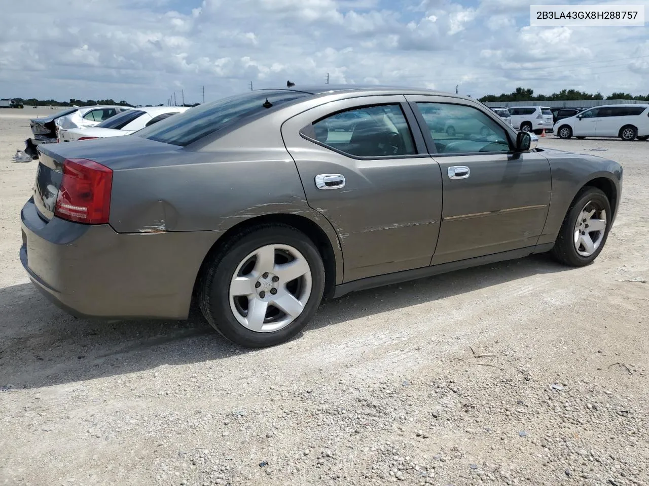 2008 Dodge Charger VIN: 2B3LA43GX8H288757 Lot: 67408584