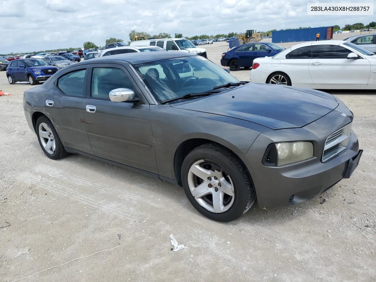 2008 Dodge Charger VIN: 2B3LA43GX8H288757 Lot: 67408584