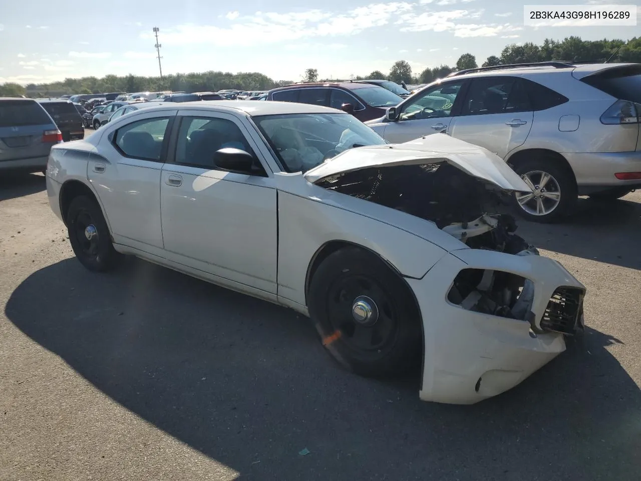 2008 Dodge Charger VIN: 2B3KA43G98H196289 Lot: 67947084